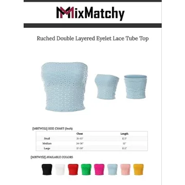 Stylish MixMatchy Tube Top with Shelf Bra for Women