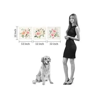 Elegant Pink Floral Canvas Art for Home Decoration