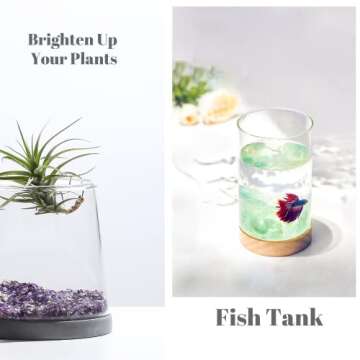 Anjiucc Rose Quartz Tumbled Chips for Crafts and Healing