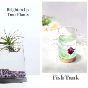 Anjiucc Rose Quartz Tumbled Chips for Crafts and Healing