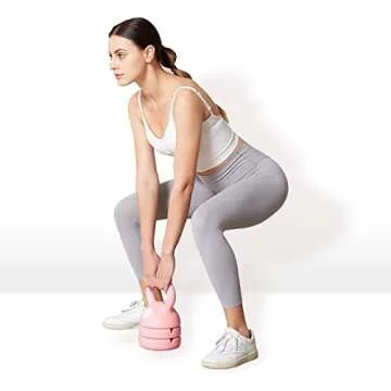 Versatile Adjustable Kettlebell for Home Workouts 5-12lbs