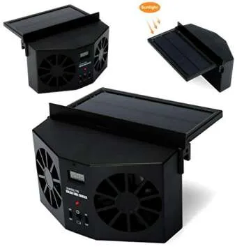 MASO Solar Car Exhaust Fan - Energy Saving Air Purifier