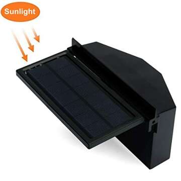 MASO Solar Car Exhaust Fan - Energy Saving Air Purifier