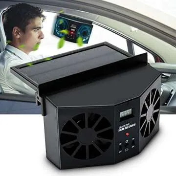MASO Solar Car Exhaust Fan - Energy Saving Air Purifier