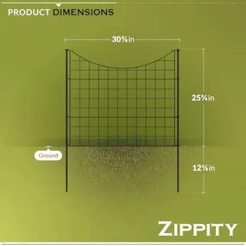 Zippity No Dig Fence for Dogs and Garden - Easy Install