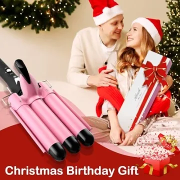 Stylish 3 Barrel Curling Iron - Aleath Hair Waver