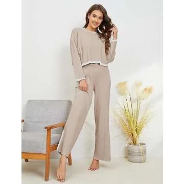 Stylish Dqbeng Two Piece Sweater Set for Women