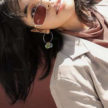 AUEAR, 30 Pack Ocean Starfish Conch Seashell Metal Gold Plated Enamel Charms Pendants for DIY Jewelry Making (Enamel Style 1)