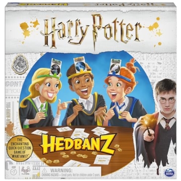 Hedbanz, Harry Potter Card Game 2019 Edition Gift Toy Merchandise Family Board Game Based on the Wiz...
