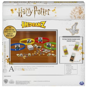 Hedbanz Harry Potter Card Game - Family Fun for Ages 7+