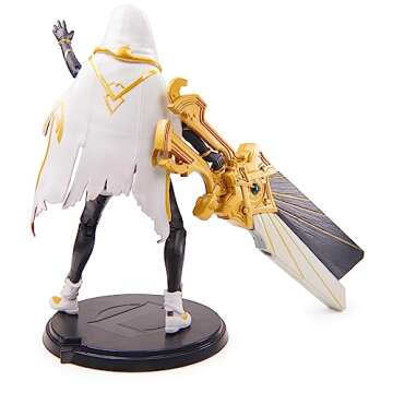 League of Legends, Official 6-Inch Senna Premium Collectible Action Figure with Base, The Champion Collection, Collector Grade, Ages 14 and Up