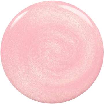 Essie Nail Polish, Salon-Quality, 8-Free Vegan, Iridescent Sheer Pink, Birthday Girl, 0.46 fl oz