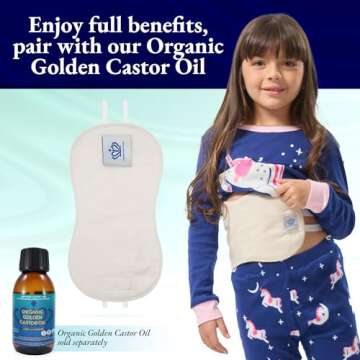 Queen of the Thrones Kids Castor Oil Pack - Organic Comfort