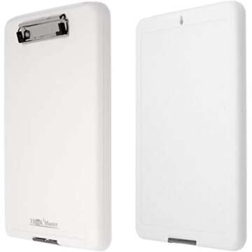 Think2Master Sturdy Plastic Storage Clipboard - Durable & Versatile