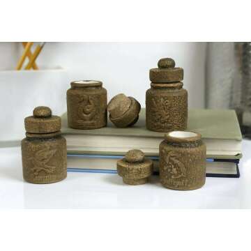 Harry Potter Ceramic Spice Jars Set of 4 - Hogwarts