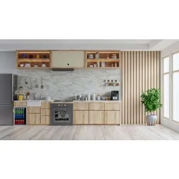 Frigidaire EFMIS9O00, Beverage Fridge Refrigerator with Glass Door, Compact Mini Fridge with Digital Temperature Control Fits 88 Cans or 25 Bottles, 74L Capacity - 19.29" D x 25" W x 17.51" H, Silver