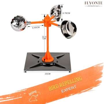 Flyonte Bird Scarer Device for Safe Outdoor Protection