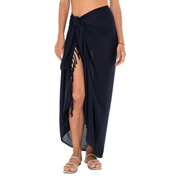 Shu-Shi Women's Beach Sarong Cover-Up – Versatile & Lightweight