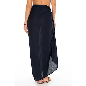 Shu-Shi Women's Beach Sarong Cover-Up – Versatile & Lightweight