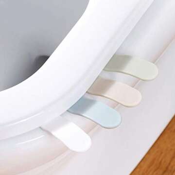 4 Pcs Fashion Toilet Seat Lifter,Avoid Touching Toilet Seat Handle Seat Cover Lifter，Handle Hygien...