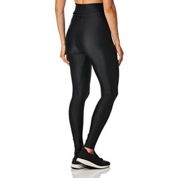 American Apparel Women's Nylon Tricot High Waist Legging, Black, Small