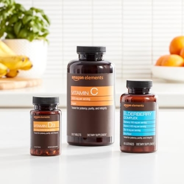 Amazon Elements Vitamin D3 5000 IU 180 Softgels