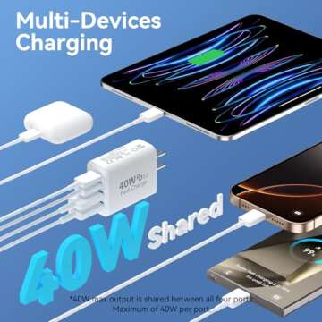 USB C Charger Block 2-Pack - Fast Charging for All Devices