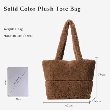 Stylish CORIOS Lamb Wool Handbag for Daily Use and Gifts