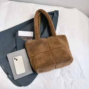 Stylish CORIOS Lamb Wool Handbag for Daily Use and Gifts