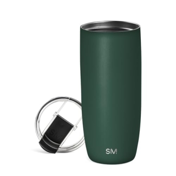 Simple Modern Travel Coffee Mug Tumbler with Flip Lid | 20oz | Insulated Stainless Steel | Stylish &...