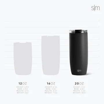 Simple Modern Insulated Travel Coffee Mug | 20oz | Voyager Collection