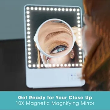 Portable RIKI LOVES RIKI LED Makeup Mirror with Bluetooth