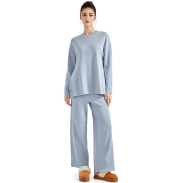 SUUKSESS Women Lounge Sets - Soft Pajamas & Stylish Casual Wear Sky Blue