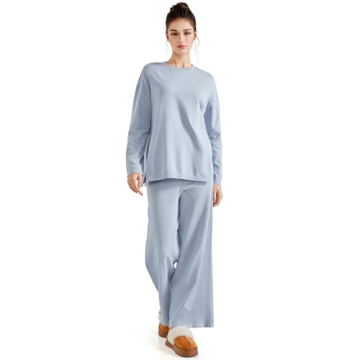 SUUKSESS Women Lounge Set 2 Piece Pajamas Cozy Style