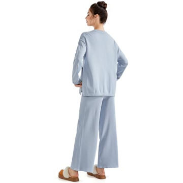 SUUKSESS Women Lounge Set 2 Piece Pajamas Cozy Style