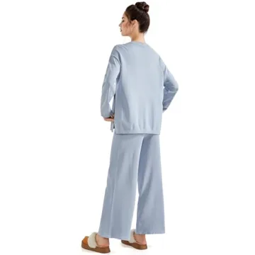 SUUKSESS Women Lounge Set 2 Piece Pajamas Cozy Style