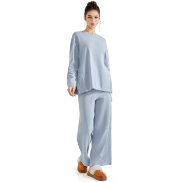 SUUKSESS Women Lounge Set 2 Piece Pajamas Cozy Style