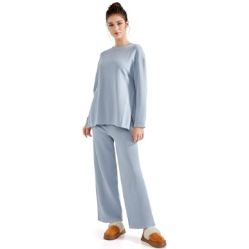 SUUKSESS Women Lounge Set 2 Piece Pajamas Cozy Style