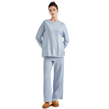 SUUKSESS Women Lounge Set 2 Piece Pajamas Cozy Style