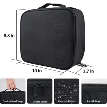 DISEN Makeup Bag Organizer for Travel with Adjustable Dividers