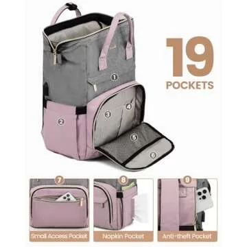Stylish LOVEVOOK Laptop Backpack for Women - Travel Ready