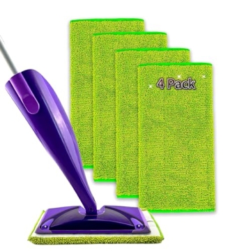 Eco-Friendly Reusable Mop Pads Compatible with Swiffer Wet Jet