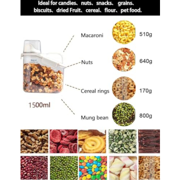 Buy Airtight Cereal Containers Set 1.6L 2pcs