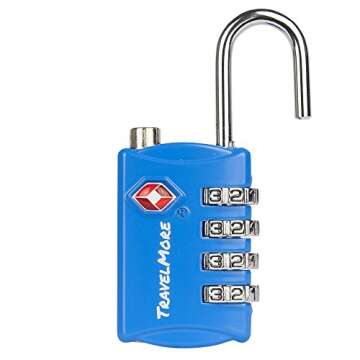 Durable TSA Luggage Locks with Custom 4-Digit Code