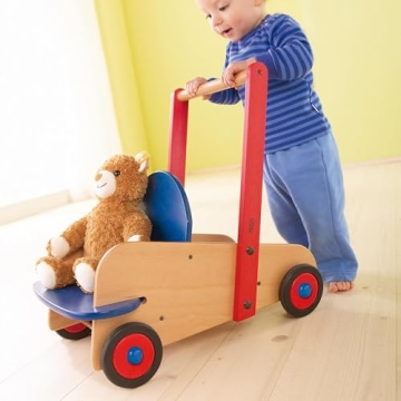 HABA Walker Wagon - Perfect Push Toy for Babies 10 Months+