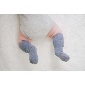 Woolino Wool Baby Socks for Infants, Warm and Cozy