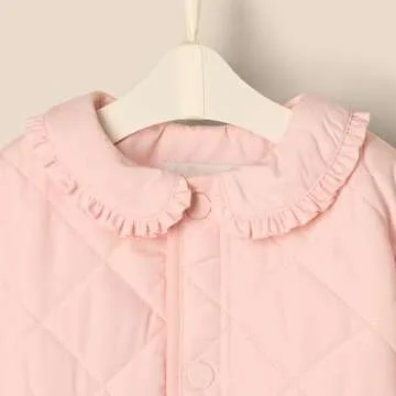 Stylish Baby Girls' Midweight Field Jacket in Pink