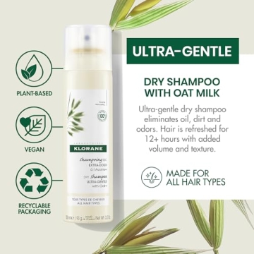 Klorane Dry Shampoo Revives Hair with Oat Milk Formula