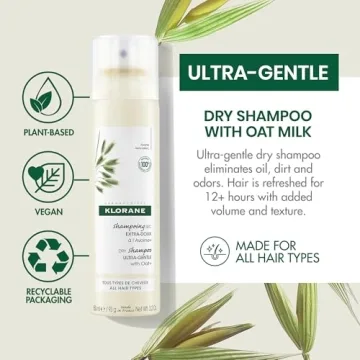 Klorane Dry Shampoo Revives Hair with Oat Milk Formula