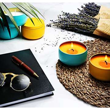 Hearts & Crafts Complete DIY Soy Wax Candle Making Kit for All